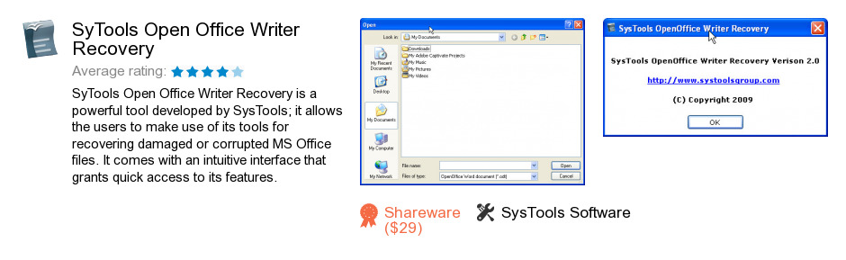 SyTools Open Office Writer Recovery