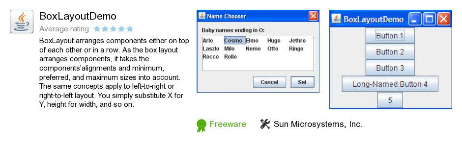 BoxLayoutDemo
