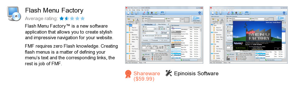 Flash Menu Factory