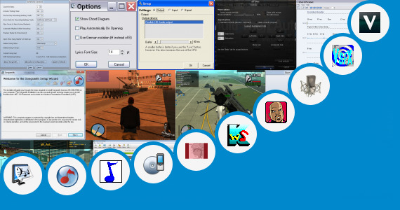 Software collection for Online Voice Editor Singing