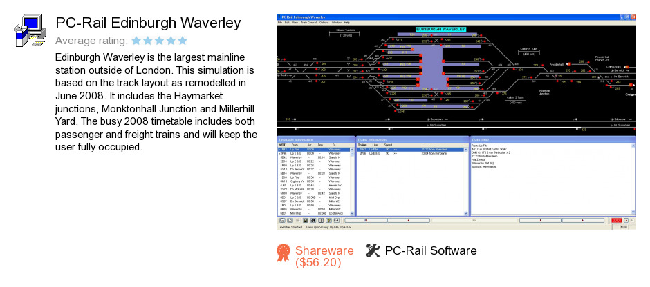 PC-Rail Edinburgh Waverley
