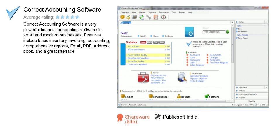 Correct Accounting Software