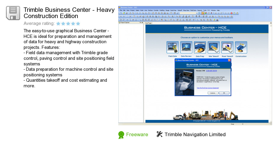 Trimble Business Center - Heavy Construction Edition