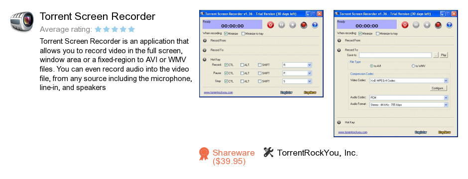 Torrent Screen Recorder