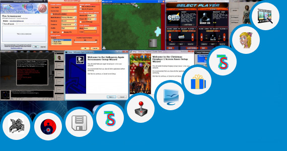 Software collection for Animated Flaming Skull