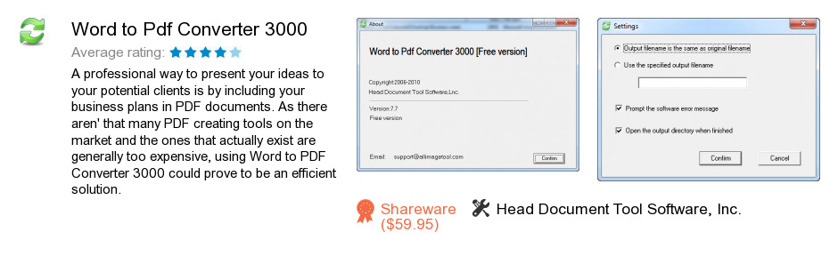 Word to Pdf Converter 3000