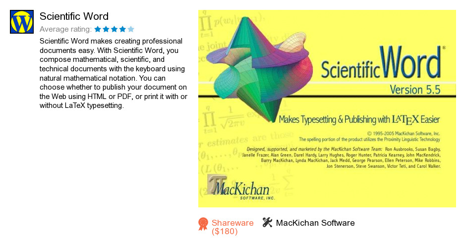 Scientific Word