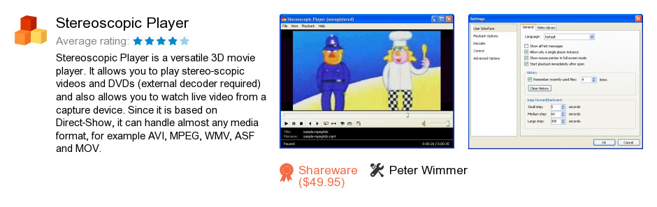 Stereoscopic Player