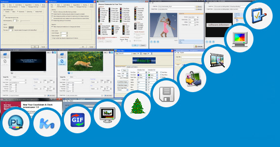 Software collection for Large Animated Christmas Images