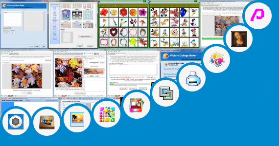 Software collection for Photos Create Effects Collage