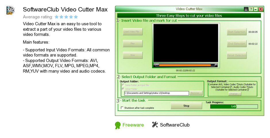 SoftwareClub Video Cutter Max