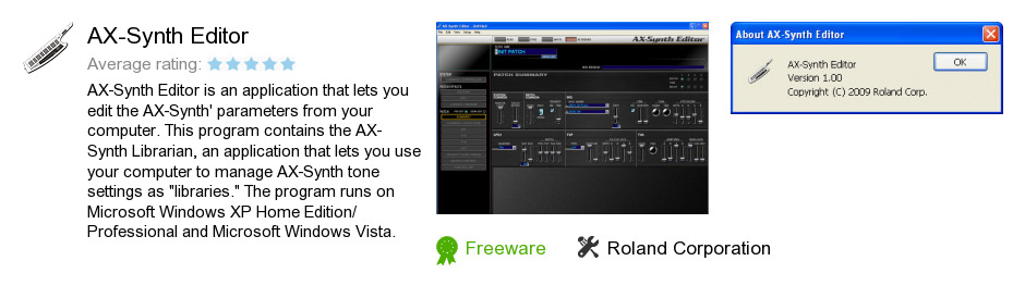 AX-Synth Editor