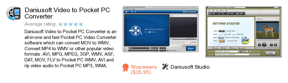 Daniusoft Video to Pocket PC Converter