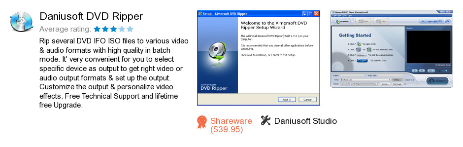 Daniusoft DVD Ripper