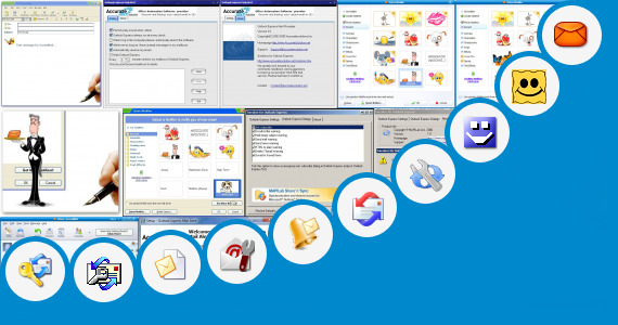 Software collection for Outlook Express Emoticons