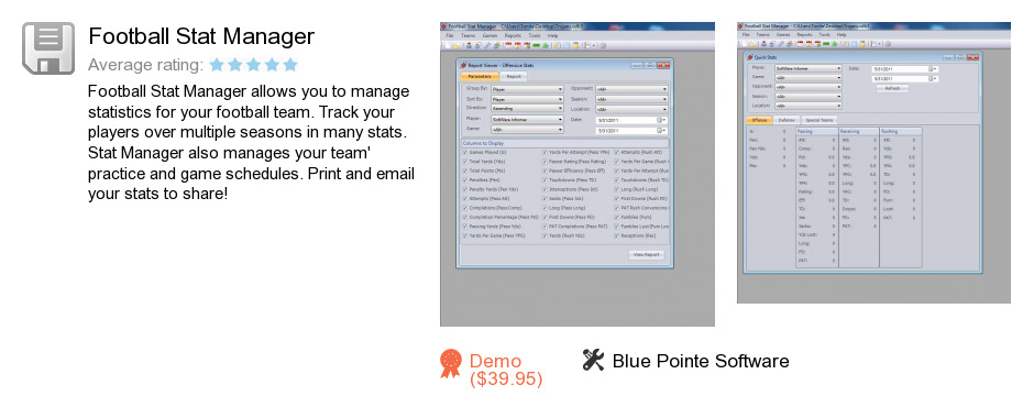 Football Stat Manager
