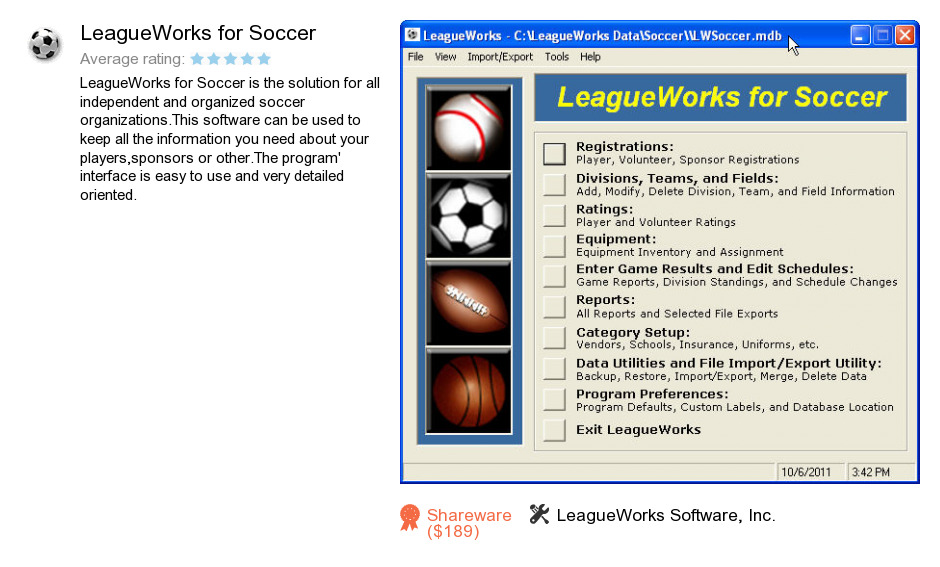 LeagueWorks for Soccer