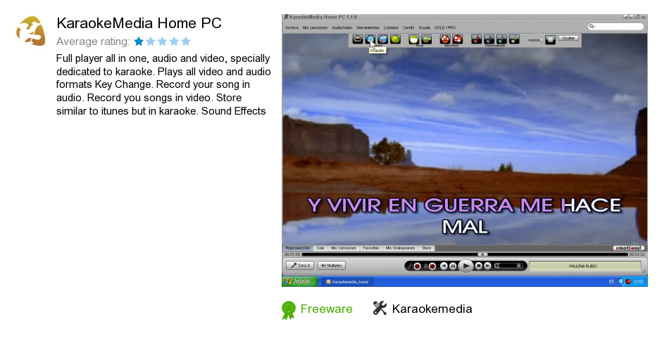 KaraokeMedia Home PC