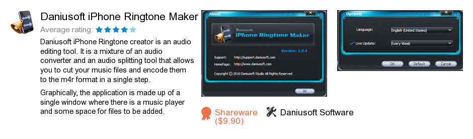 Daniusoft iPhone Ringtone Maker