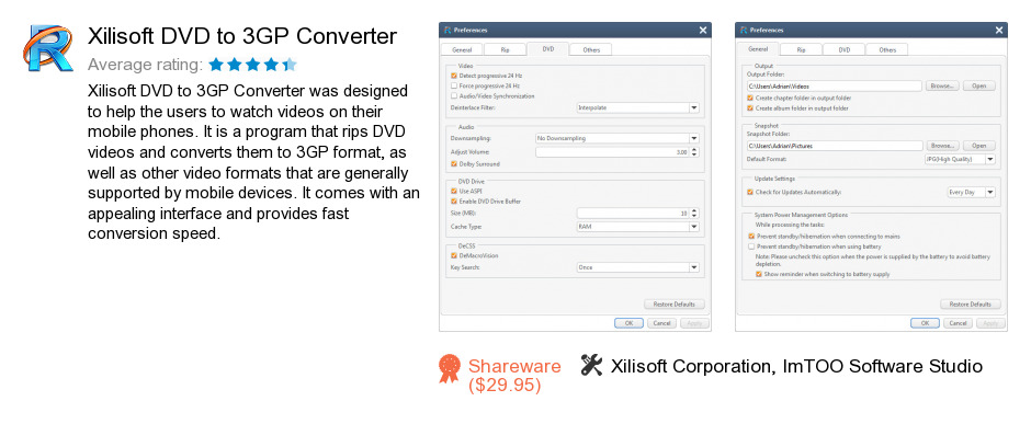 Xilisoft DVD to 3GP Converter