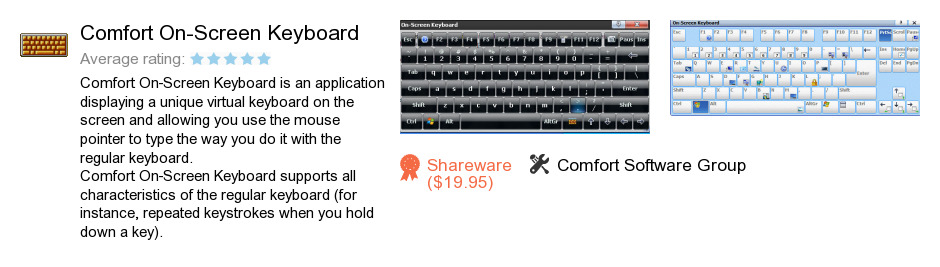 Comfort On-Screen Keyboard