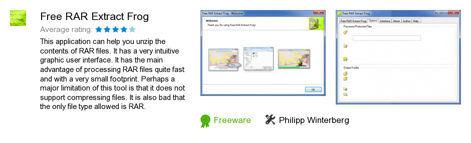 Free RAR Extract Frog