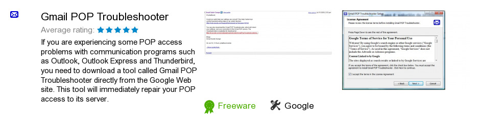 Gmail POP Troubleshooter