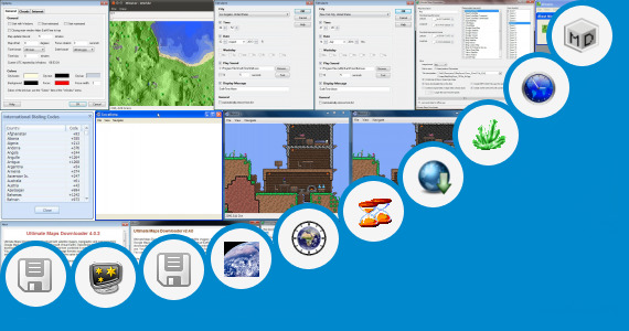 Software collection for Disney World Custom Minecraft Map