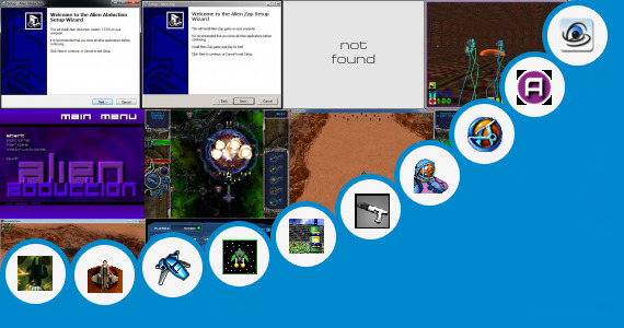 Software collection for Gamehouse Alien Shooter