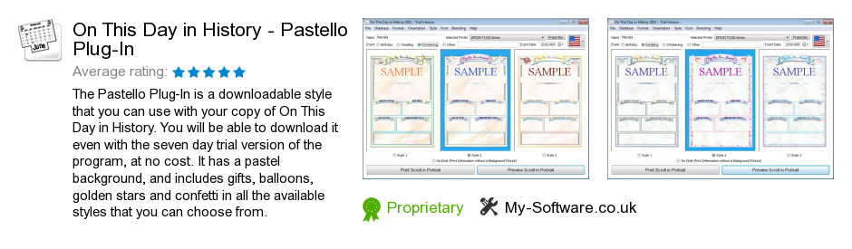 On This Day in History - Pastello Plug-In