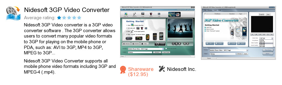 Nidesoft 3GP Video Converter