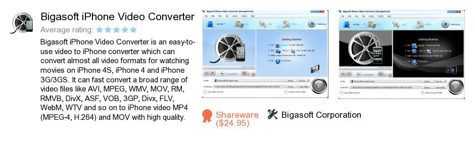 Bigasoft iPhone Video Converter