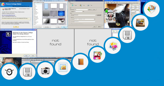 Software collection for Wedding Collage Frames Psd