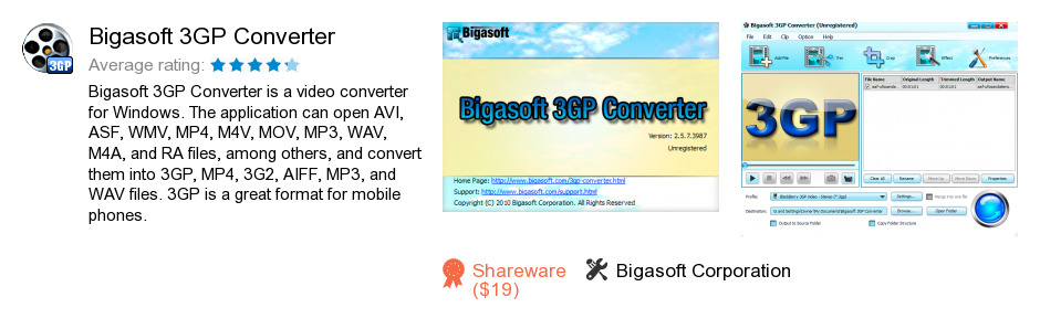 Bigasoft 3GP Converter
