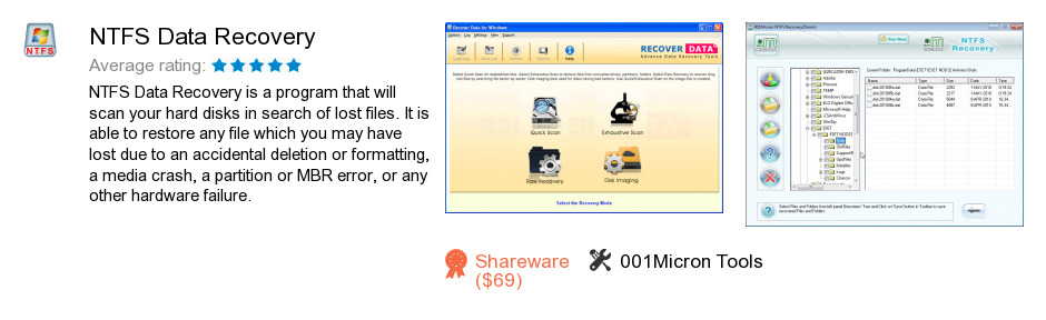 NTFS Data Recovery