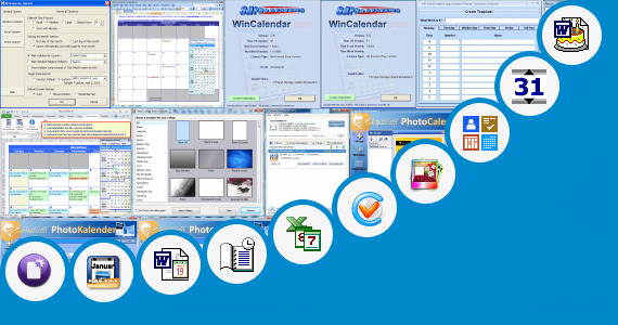 Software collection for Birthday Calendar Template Word