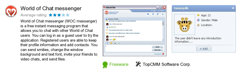 World of Chat messenger