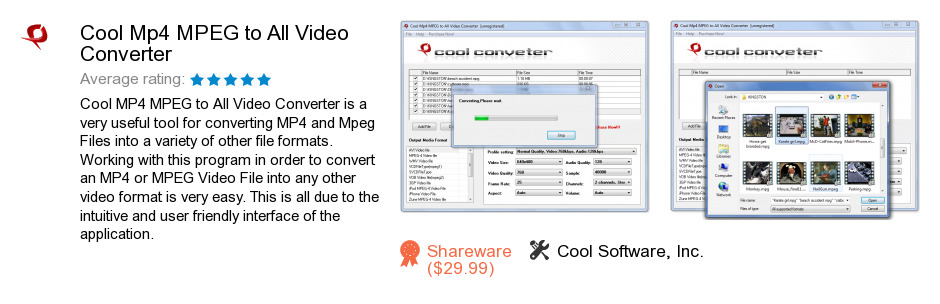 Cool Mp4 MPEG to All Video Converter