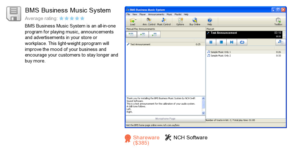 BMS Business Music System