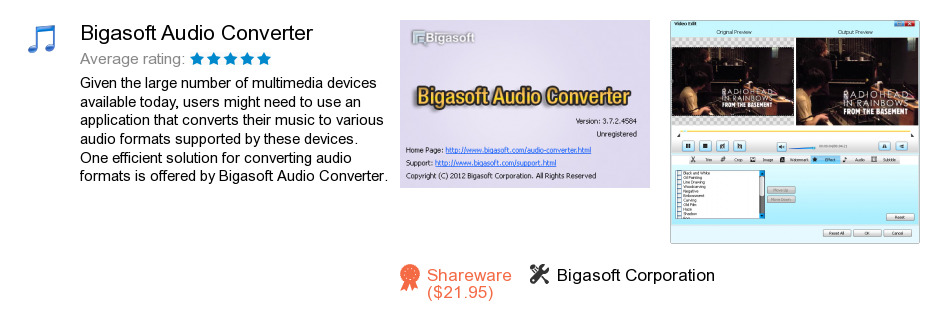 Bigasoft Audio Converter