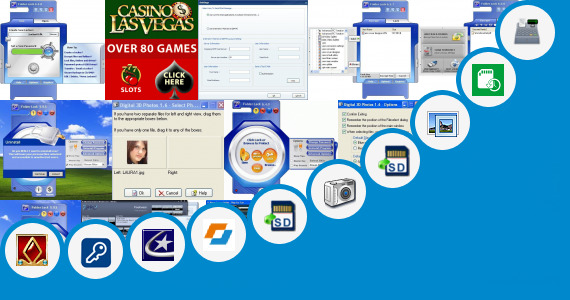 Software collection for Real Credit Card Photos
