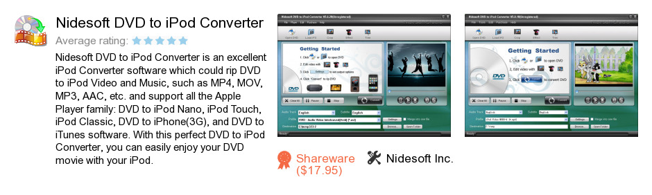 Nidesoft DVD to iPod Converter