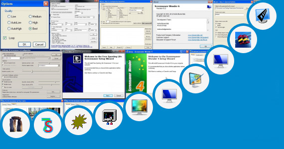 Software collection for Jquery Screensaver Effect