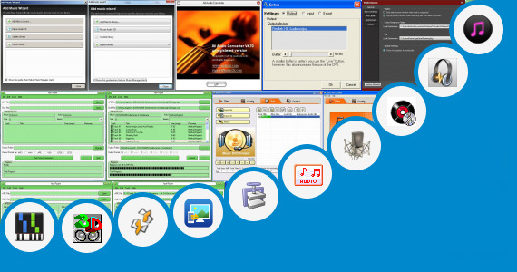 Software collection for Separate Music Tracks