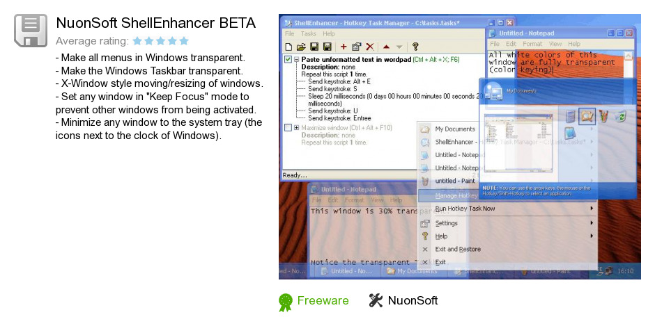 NuonSoft ShellEnhancer BETA