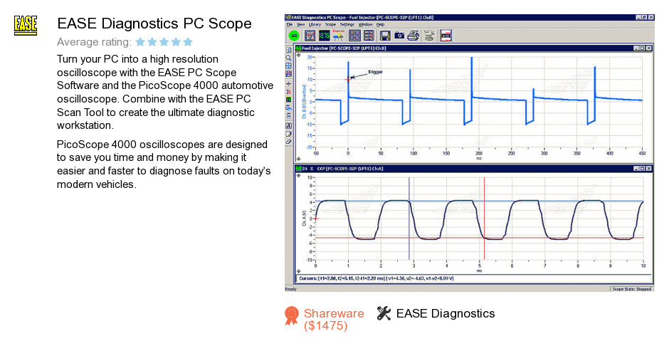 EASE Diagnostics PC Scope