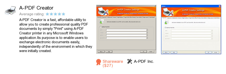 A-PDF Creator