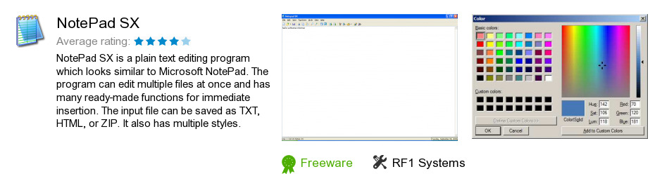 NotePad SX