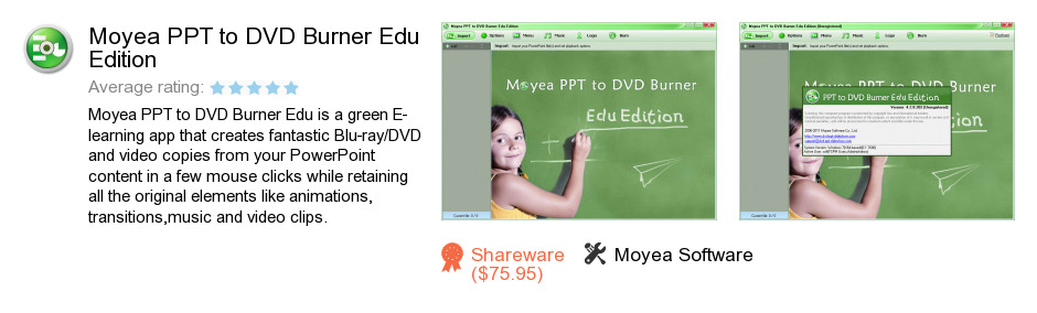 Moyea PPT to DVD Burner Edu Edition