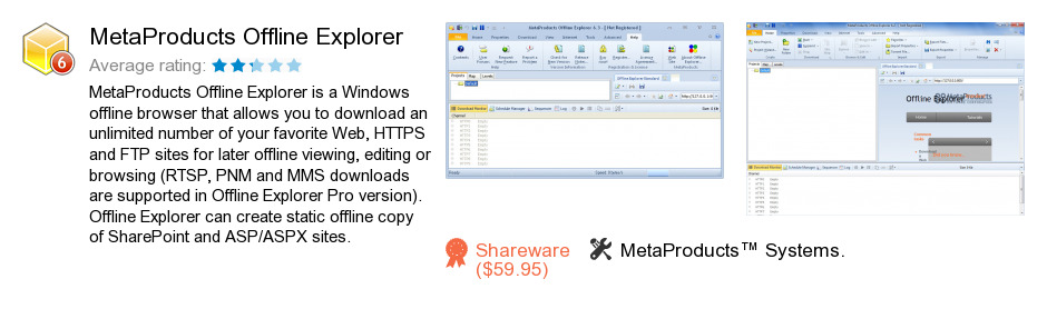 MetaProducts Offline Explorer